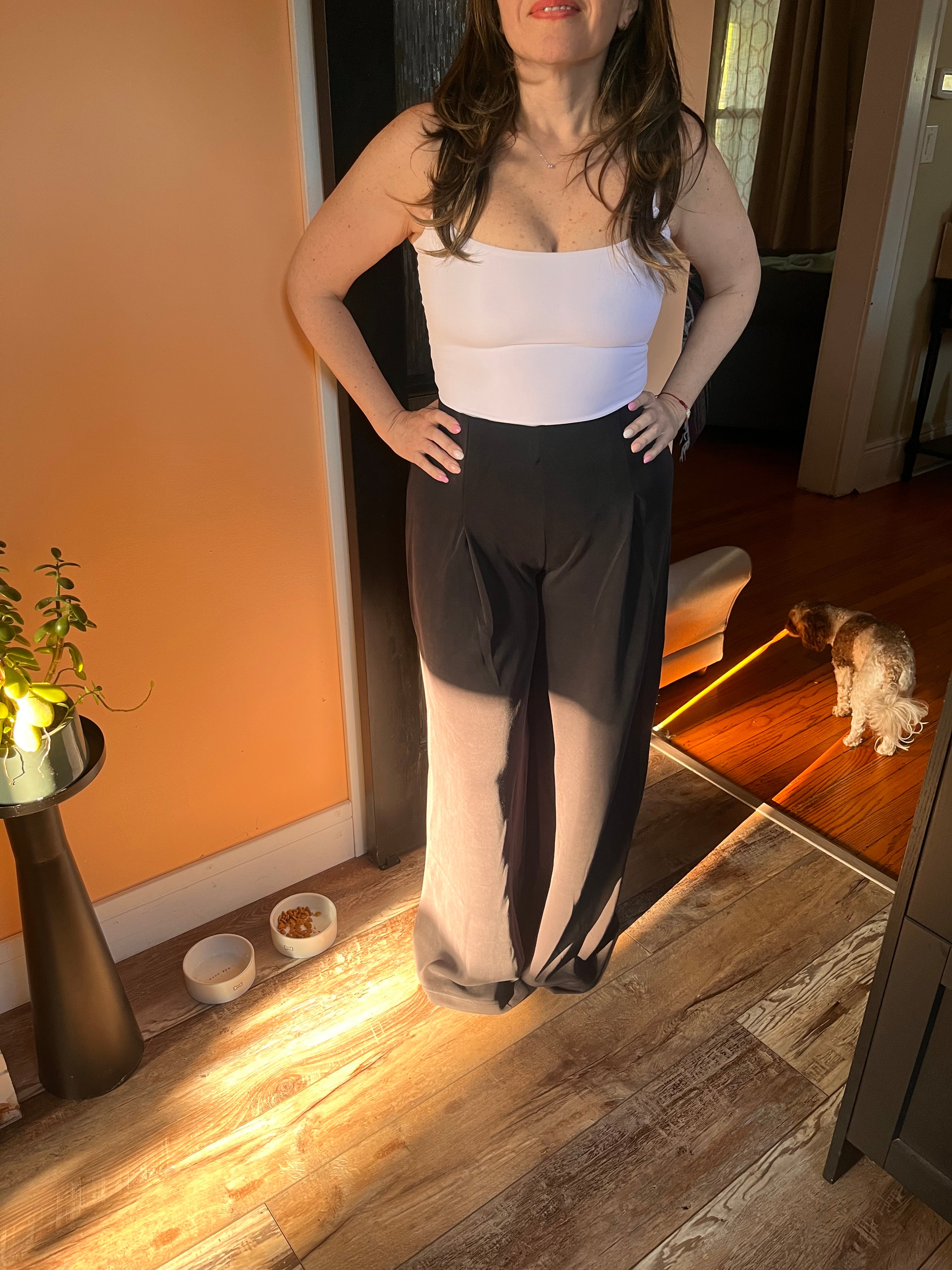 Black Palazzio Pants