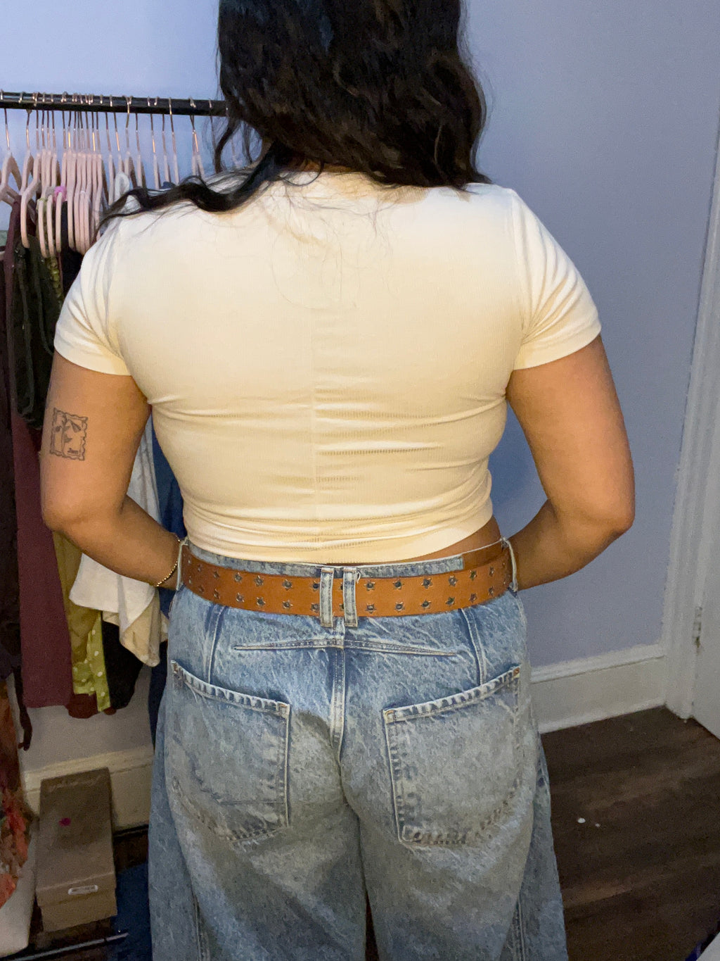 Ribbed crop top