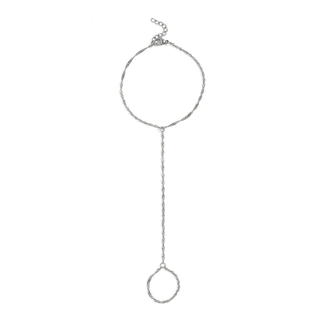 18K Gold PVD Stainless Steel Singapore Hand Chain