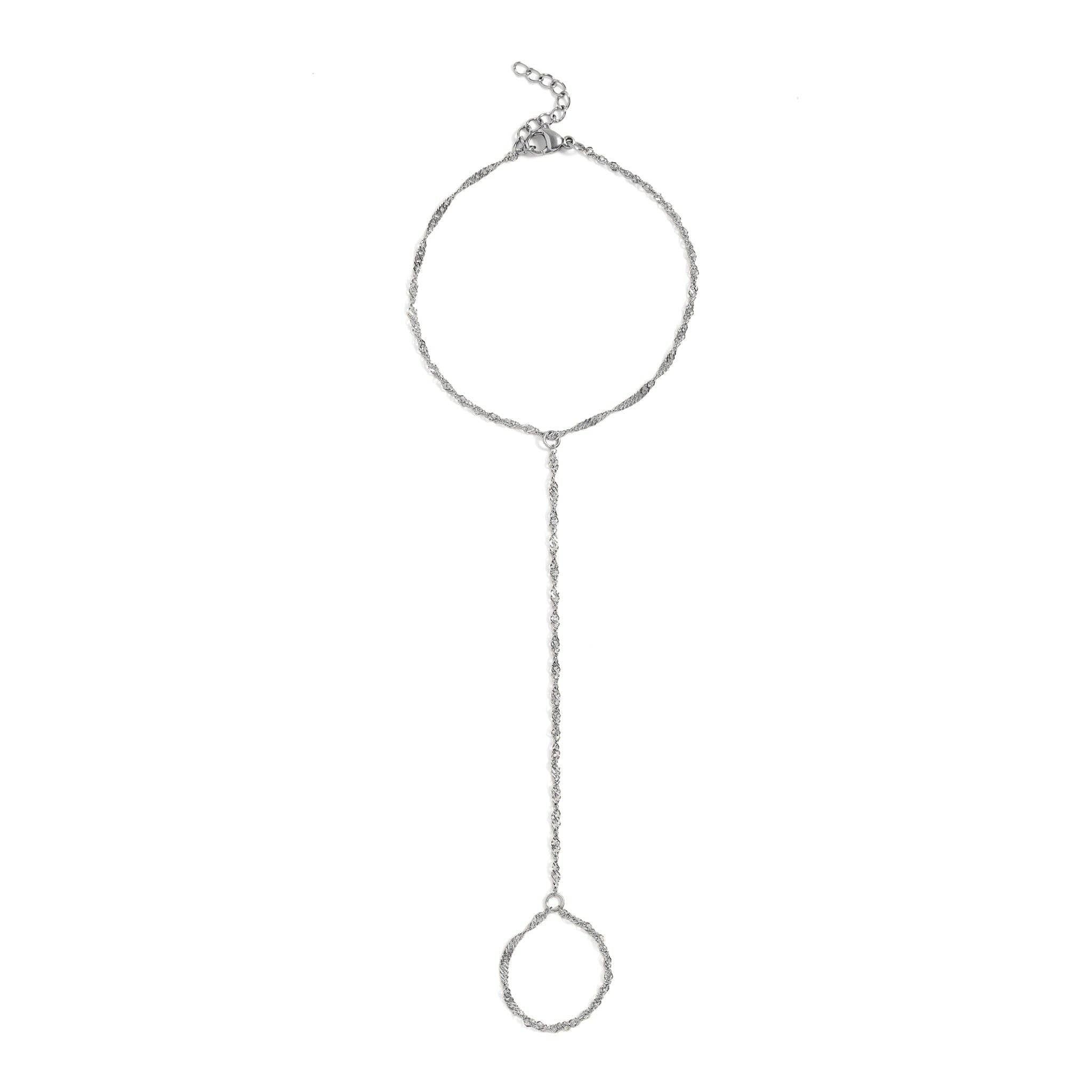 18K Gold PVD Stainless Steel Singapore Hand Chain